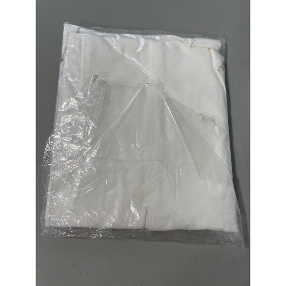 Moustafa Long Thobe Kaftan Size XXL Long Sleeve White Egyptian Cotton Breathable - Picture 5 of 6